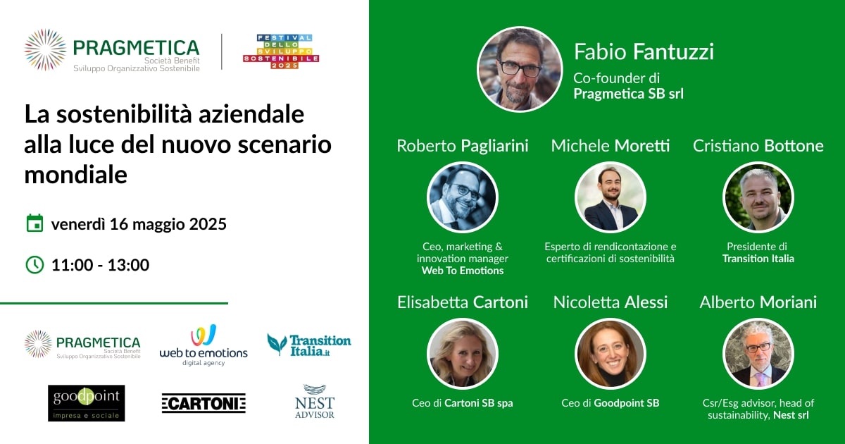 La sostenibilità aziendale alla luce del nuovo scenario mondiale